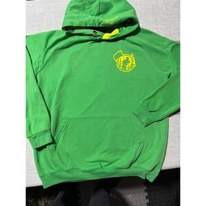 BASEBALLISM Mens Green Pullover Hoodie Believe In Baseball‎ Graphic Size S